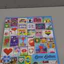 Re-Marks Love Letters Stamps Collage Puzzle, 1000 Piece Puzzle for All Ages