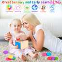 FCSONU Toddlers Montessori Coin Box Toys for 1 2 3 Year Old Boys Girls, Drawer Box Toy for Ages 2-4 Kids, Learning Color Sorting Sensory Toys, New Year Birthday for Baby 12-18 Months