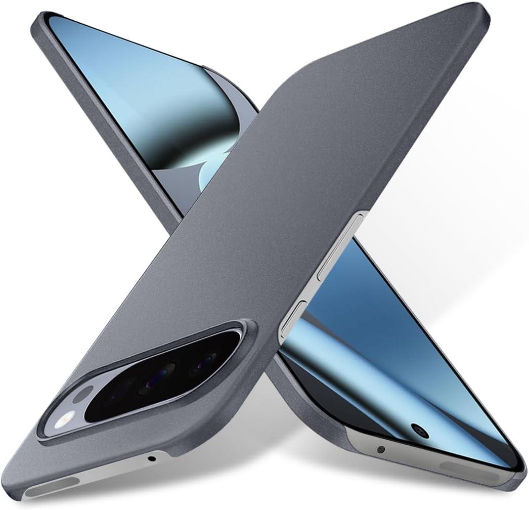 Bastmei for Google Pixel 10 Pro/Pixel 10 Case, Minimalist Phone Cases Extremely Light Ultra-Light Super Slim Thin Camera Protection Hard PC Cover for Pixel 10/10 Pro Matt Case (Gravel Gray)