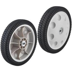 2pcs Rear Wheel Replacement for MTD Troy- Bilt 734-04019 734-04127 12 X 2.125 S-Wave Lawn Mower