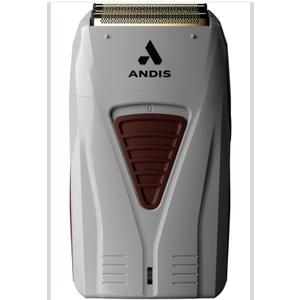 Andis TS-1 17235 Pro Foil Lithium Titanium Foil Shaver, Cord/Cordless, Smooth Shaving Cordless Shaver with Charger, Gray