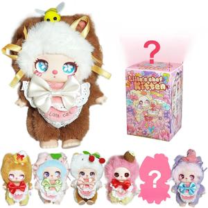 Plush Blind Box Figures, Cute Vinyl Blind Box Plush Doll, Dessert Series Collectible Toys, Kawaii Action Figure Mystery Box for Birthday, Single Box (1 of 7 Possible Styles) Plush Blind Box Figures, Cute Vinyl Blind Box Plush Doll, Dessert Series Collectible Toys, Kawaii Action Figure Mystery Box for Birthday, Single Box (1 of 7 Possible Styles)