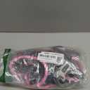 IVY&LANE No Pull Dog Harness for Small Dogs, Dog Vest Harness with Leash, Safety Belt and Storage Strap, Fully Adjustable Harness, 360 Reflective Strip, Soft Handle (Fuchsia Pink,S)