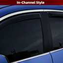 4pcs in-Channel Window Rain Guard Fit for Audi Q5/SQ5 8R 2009-2017