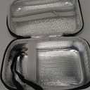 ProCase Travel Case for NeilMed Sinus Rinse Packets, Carrying Bag for Maoever Neti Pot Nasal Rinse, Portable Case for Sinus Rinse Bottle and Nasal Wash Salt Packets or Nose Cleaner Kit -Black (Black (Aluminum foil lining))