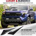 Front Grille Decorative Patch Compatible with 2024 2025 Tacoma Accessories - Custom Fit Front Headlight Grille Decals for 4th Gen Tacoma  Durable ABS, Enhances Truck Style