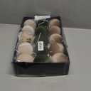 15 PCS Green and Brown Velvet Balls Ornaments for Christmas Tree, 3.15" Large Balls Velvet Christmas Ornaments Set Decor for Tree Mantle Wreath, Neutral Vintage Shatterproof Xmas Indoor Home Decor