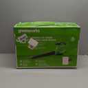 Greenworks 40V (230 MPH / 505 CFM) Cordless Brushless Leaf Blower/Vacuum with Bag, High Power, Lightweight & Quiet for Yard Debris Cleanup, Includes 5.0Ah Battery & Charger