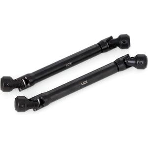 LCX Racing 1/6th RC Crawler Car Hardened Steel Heavy Duty Center Front Rear Drive Shaft Set for Axial SCX6 AXI05000, Upgrades Parts Accessories