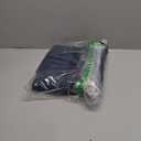Sun Zero Greyson Faux Dupioni Silk Thermal Extreme Total Blackout Back Tab Curtain Panel, 50" x 95", Navy Blue