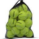 Tennis Balls,8/18/40/90 Pack Training Tennis Balls Practice Balls with Mesh Bag for Easy Transport, Pet Dog Playing Balls, fit for Beginner Training Ball (Green)