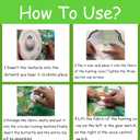 Interactive Cat Toys for Indoor Cats,Hide and Seek Cat Toys with Moving Concealed Wand Feather,Mouse Squeaky,Rechargeable Touch Activated Cat Kitten Toy for Indoor Bored Adult Cats(Green)