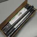 Black Curtain Rods, Room Darkening Curtain Rod for Windows 66 to 120 Inches(5.5-10Ft), Wrap Around Rods, Adjustable Heavy Duty Blackout Drapery Rod, Window Treatment, Matte Black