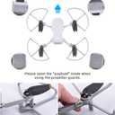 HeiyRC Mini 4K 2 SE Propellers Propeller Guard Landing Gear Leg Propeller Holder 16 Pcs Blades, 4 in 1 Bundle for DJI Mavic Mini 2 SE/Mini 4K/Mini SE/Mini 2 Fly More Combo Drone Accessories Set