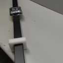 38 inch  Black Deck Railing, Wrought Iron Handrail Post Kit, Handrail Post Kit Square Metal Fence Post for Deck, Steps, Garden, Outdoor Stairs Remodeling, Front Mount