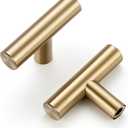 Ravinte 2'' Cabinet Handles Stainless Steel Champagne Bronze Kitchen Cabinet Hardware Handles of Kitchen Cupboard Handles 10 Pack