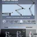 INMAKER Treadmill Desk Attachment, Universal Treadmill Laptop Holder Stand