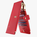 RFID Wallet Women Large Size Bifold Multi Card Wallet Case with Zipper Pocke Credit Card Holder for Women