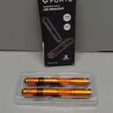 FORTO LED Pen Light, 200 Lumens Pocket Flashlight, IP67 Waterproof, 2 Modes, 2 Pack with AAA Batteries, Lightweight & Durable for Inspection, Medical Use, Emergency(Orange)