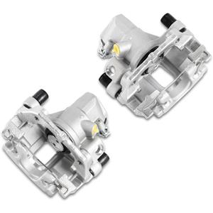 UNITHUB Rear Brake Caliper Set Right + Left Assembly w/Bracket 19B2955 19B2954 Compatible for Mazda 3 20042009 Compatible for Ford Focus 20072009 (Set of 2)