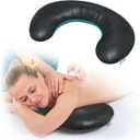 Breast Pillow for Massage Table, Massage Breast Support Pillow for Sleeping, Massage Bolster Wedge, Post Surgery Breast Pillow Chest, Faux Leather Spa Massage Cushion Prone Pillow for Beauty Salon