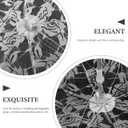 STOBOK Vintage Lace Umbrella, 50x42cm, White, Suitable for Weddings, Parties, Camping, Travel