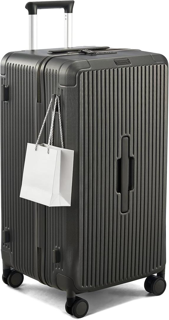 Hanke 26 Inch Checked Luggage, Large Capacity Trunk Suitcase with TSA Lock