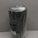 WOUSIWER 16 Pack 6 inch Plastic Planters for Indoor Flower Pots, Heavy Duty and Stylish 6 Inch Plant Pots for Indoor Plants with Drainage Holes and Tray for Plants, Flowers, Black