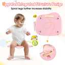 Smasiagon Magnetic Drawing Board for Kids, Toddler Toys for 1-2 Year Old Girl, Portable Doodle Board Pad Learning and Educational Toys for Ages 1 2 3 Year Old Baby Girl Birthday GiftPink