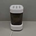 Bottle Sterilizer and Dryer, Compact Electric Steam Baby Bottle Sterilizer (Esterilizador de Biberones), Bottle Sanitizer for Baby Bottles, Pacifiers, Pump Parts Black