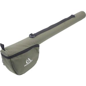 M MAXIMUMCATCH Maxcatch Fly Fishing Rod Case with Reel Pouch, Complete Protection Bag, For 9FT 2/4 Pieces Rod, Single (Green, 9' 4sec)