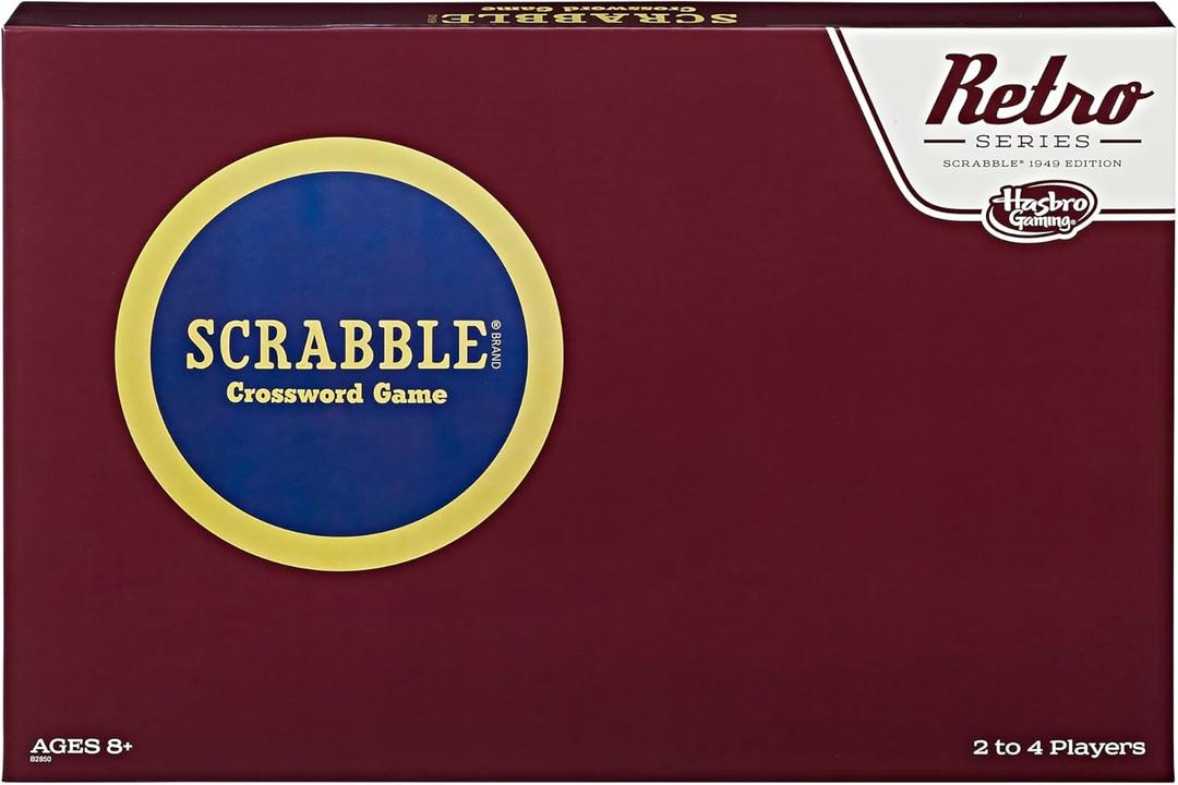 Hasbro Gaming Retro Series Scrabble 1949 Edition Board Game
