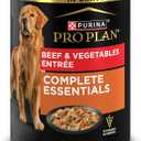 Purina Pro Plan Complete Essentials, Beef and Vegetables Entree in Wet Dog Food Gravy - (Pack of 12) 13 oz. Cans BBD Nov 2027