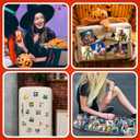 2 x SigyoJeom 208Pcs Halloween Stickers for Kids Teens Adults, Funny Halloween Decoration Stickers for Party Favors Games, Funny Vinyl Decals for Party Supplies