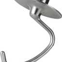 Stainless Steel Dough Hook Attachment for KitchenAid 4.5-5 Quart Tilt-Head Stand Mixer, K45DH Dough Hook Replacement for KSM90 and K45, Mixer Parts Accessories