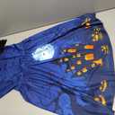 Women Halloween Party Costume Vintage Swing Lace Short Sleeve Witch Dress Size M