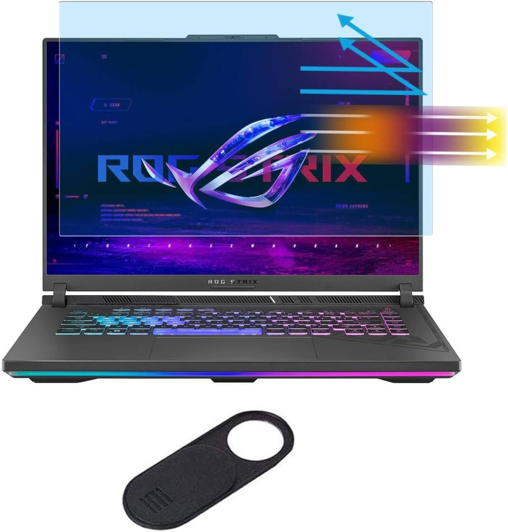 Screen Protector for ASUS ROG 16" Gaming Laptop/ROG Strix G16/ROG Strix Scar 16/ROG Zephyrus M16 G16 Duo16/ROG Flow X16, TUF A16 F16 16" Gaming Laptop, Anti Blue Light Glare UV Blocking Filter