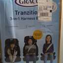 Graco Tranzitions 3-in-1 Harness Booster Car Seat, Forward Facing Car Seat, Highback, to Backless Booster, Proof, Manufacturing Date: 2026/04/11