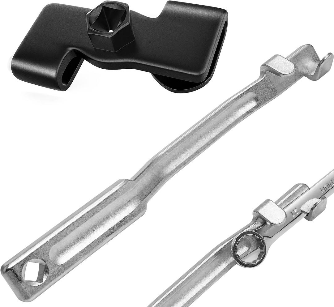 QUICKWOLF Wrench Extender Tool and Wrench Extender Tool Bar, Universal Wrench Extension Tool for Mechanics and Automotive Repairs with 1/2 Inch Hole