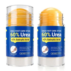 3 x 60% Urea Foot Cream Stick + 2% Salicylic Acid | Intensive Repair for Cracked Heels & Calluses, Deep Moisturizing Foot Balm, Exfoliating, Fast-Absorbing