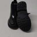 K KomForme Girls Glitter Ankle Boots Side Zipper Chelsea Booties Lug Sole (Toddler/Little Kids/Big Kids)