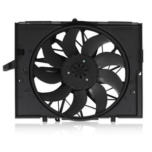 17427543282 Engine Radiator Cooling Fan Assembly Compaible with 525i 528i 530i 545i 645Ci 750i 750Li 2004-2010 3.0L 4.4L 4.8L Replace 17427514181 621-211