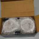 ⁶STAGLIFE 16 Oz Pure Copper Tumblers for Drinking Water Cups Mugs Glasses Set of 2, Solid Moscow Mule Hammered Tall Black Tumbler Cup Mug Glass with No Handle, Brushed/Large