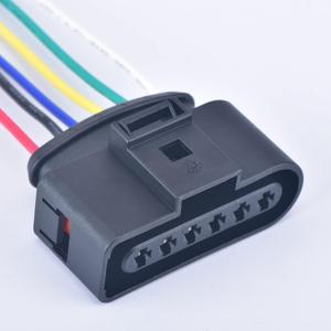 6 Pin 3.5mm Waterproof Cable Electrical Pump Connector Ignition Coil Wire Harness Plug 1J0973726 for Audi VW