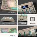 EPOMAKER Aula S102 PRO Membrane Gaming Keyboard w/TFT Screen & Volume Knob