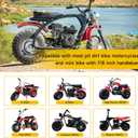 HIAORS 7/8" Mini Bike Throttle Cable Assembly Kit Compatible with Coleman CT200U CT200U-EX BT200X Baja Warrior MB200 DoodleBug DB30 79cc CT100U CC100X Motovox Predator 212cc 196cc 6.5hp Engine Parts