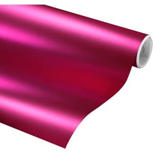 VViViD DECO65 Satin Chrome Pink Adhesive Craft Vinyl 12" x 5ft