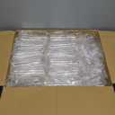 Reli. Plastic Champagne Flutes (50 Pack, 9oz) Clear w/Gold Rim, Stemless | Disposable Champagne Flutes for Champagne, Mimosa, Cocktail, Wedding | BPA-Free Champagne Glasses Plastic, Shatterproof