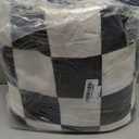 Terrug Black and White Checkered Rug for Living Room, 5x7 Area Rugs Washable with Non Slip for Bedroom,Soft Low Pile Stain Resistance Retro Carpet for Dorm Kids Room