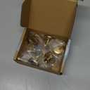 Ravinte 5 Pack Solid Single Hole Kitchen Round Cabinet Knobs Champagne Bronze Pulls Drawer Knobs Kitchen Cabinet Hardware Handles